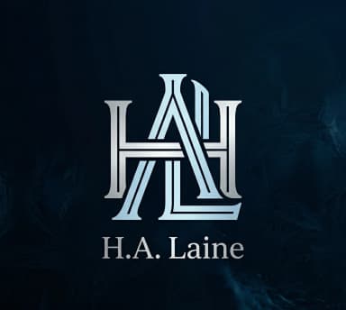 H.A. Laine author monogram
